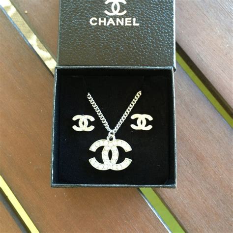 chanel earrings poshmark|Chanel necklace Poshmark.